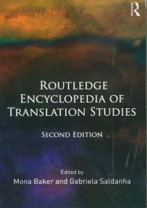 Routledge Encyclopedia of Translation studies (ویراست دوم)